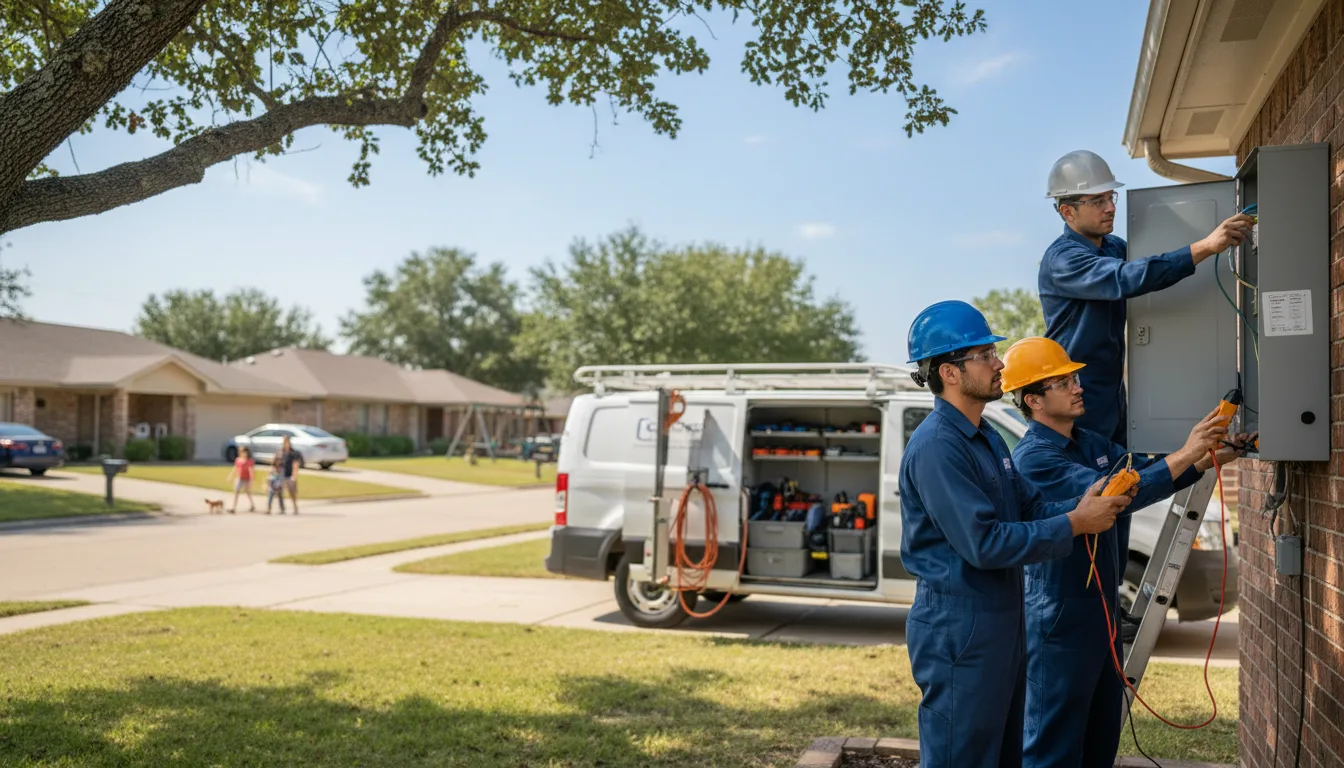 Certified electrician providing emergency electrical services in Malcolm, NE